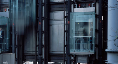 Lloyd's building exterior lifts